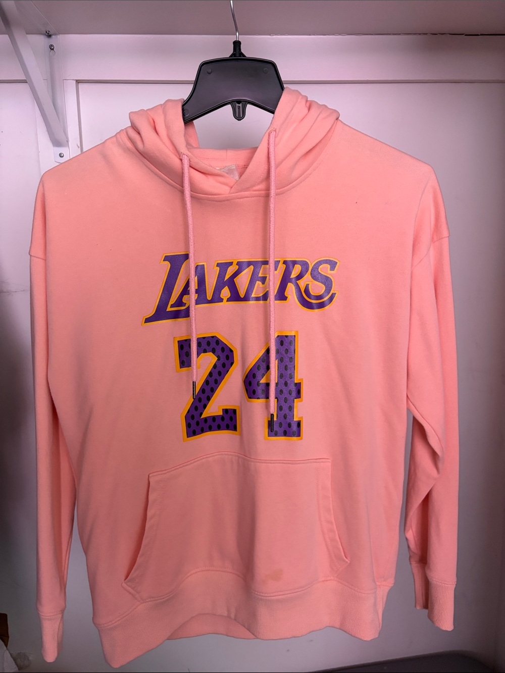 Pink Lakers #24 Hoodie